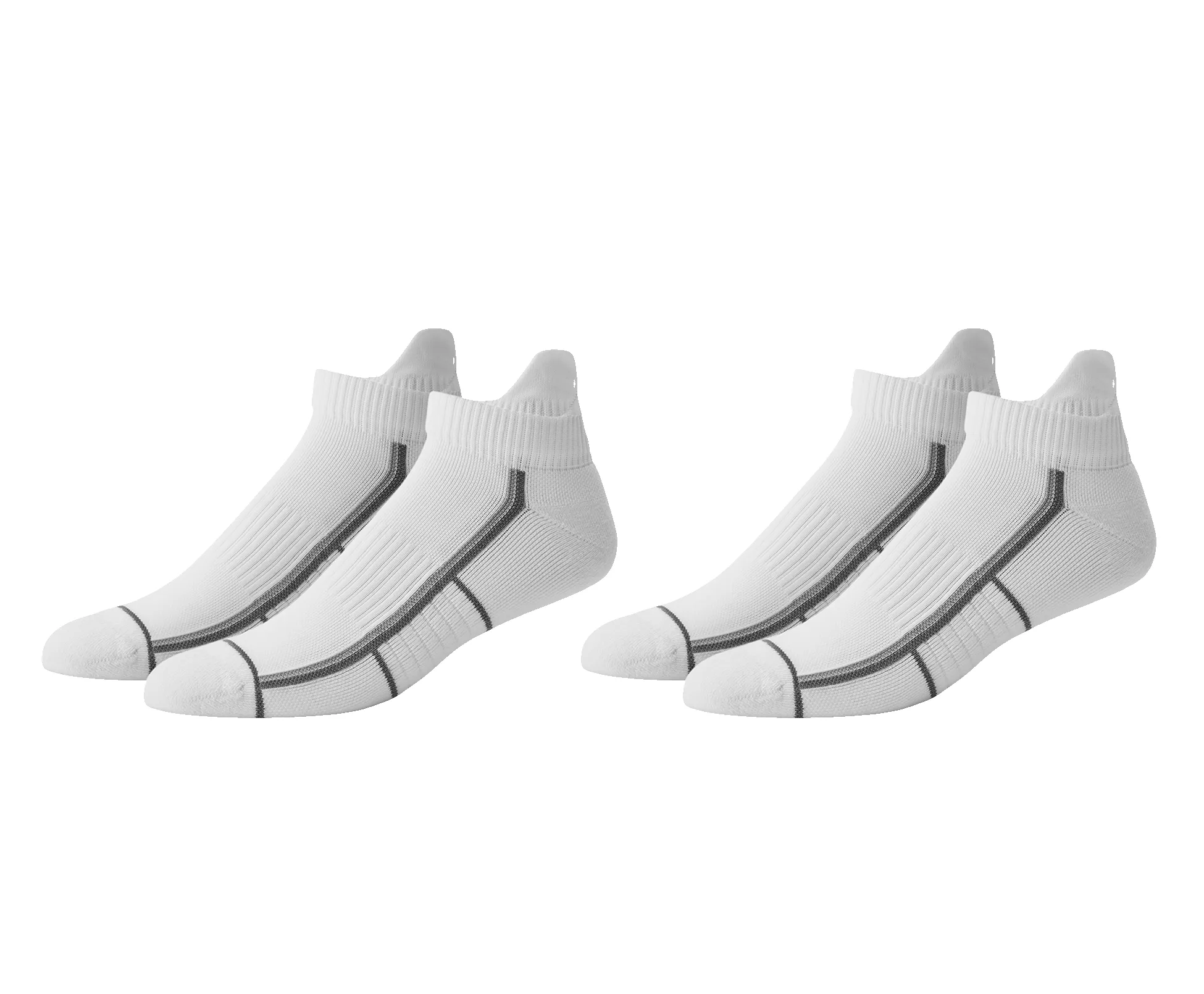 2-Pack AIRKNITˣ Ankle Socks Bright White Outline sold by Mack Weldon