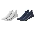 2-Pack AIRKNITˣ Ankle Socks Bright White / True Navy Outline sold by Mack Weldon