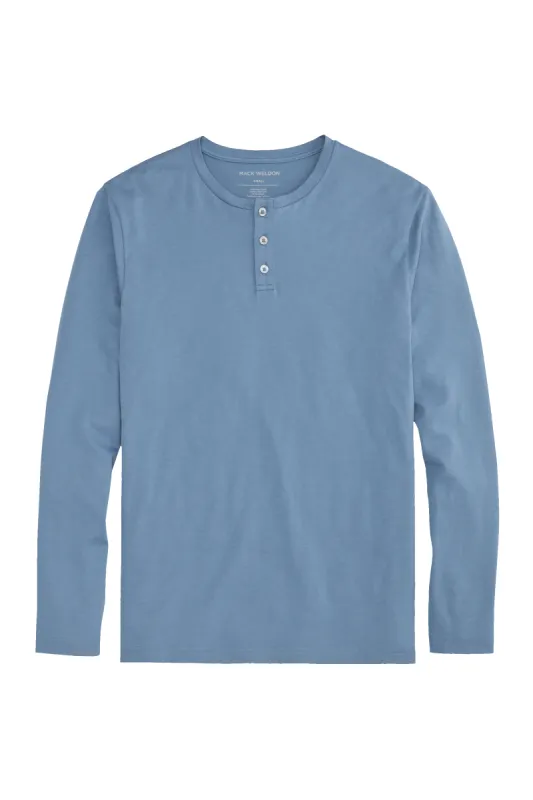 Pima Long Sleeve Henley Shooting Star sold by Mack Weldon