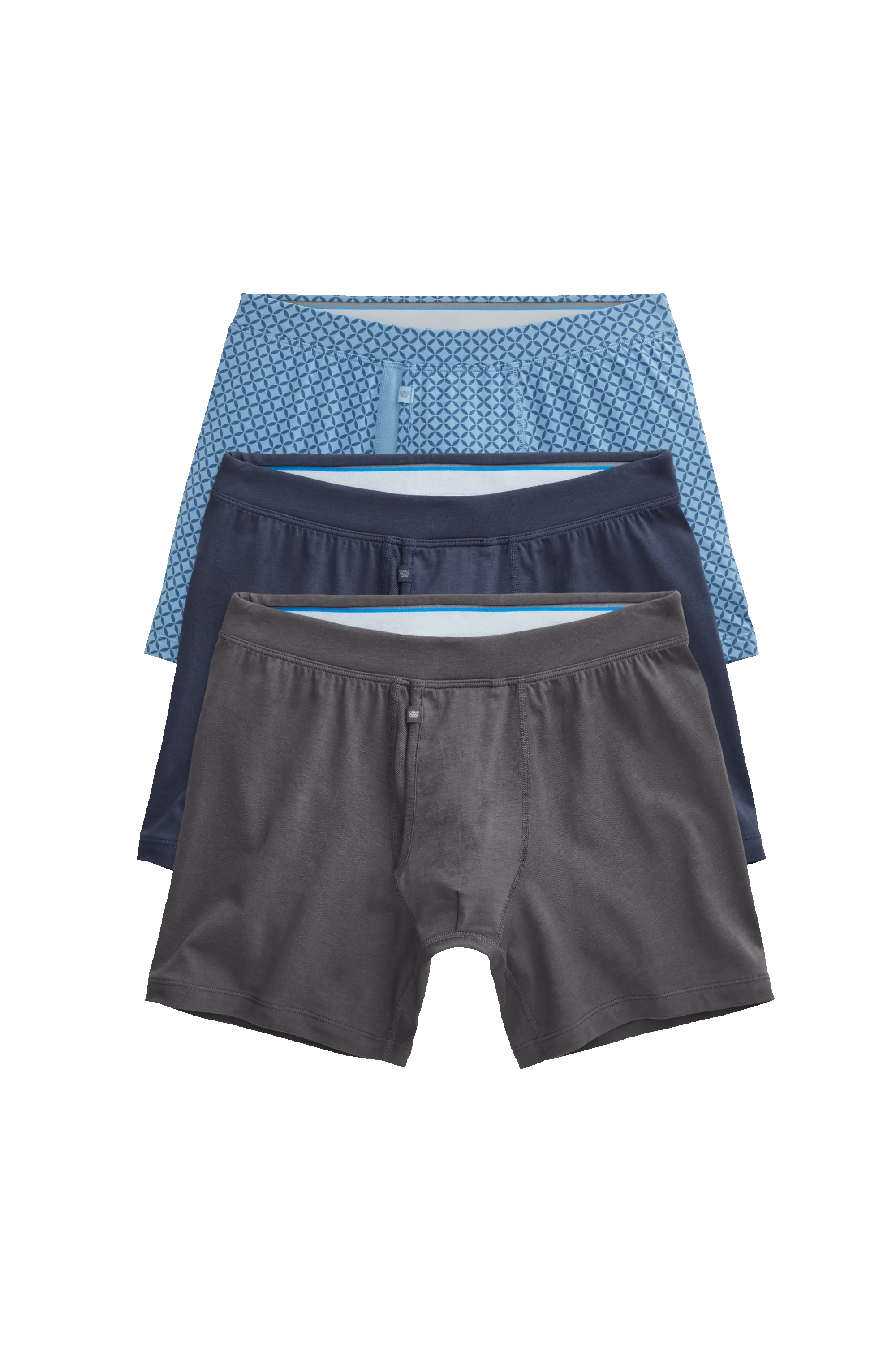 3-Pack SILVER Boxer Briefs Diamonds Are Forever sold by Mack Weldon