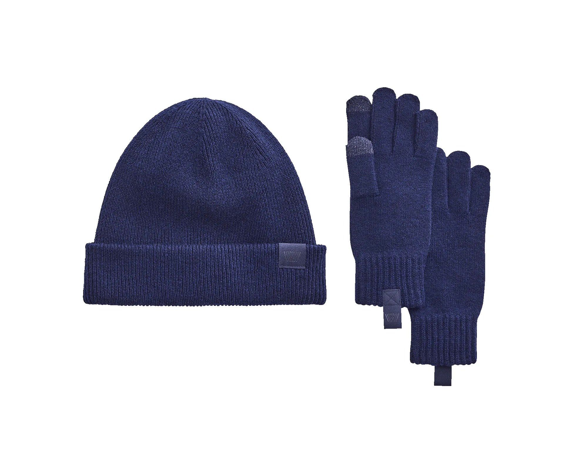 Tech Cashmere Accessories Set Total Eclipse Blue sold by Mack Weldon