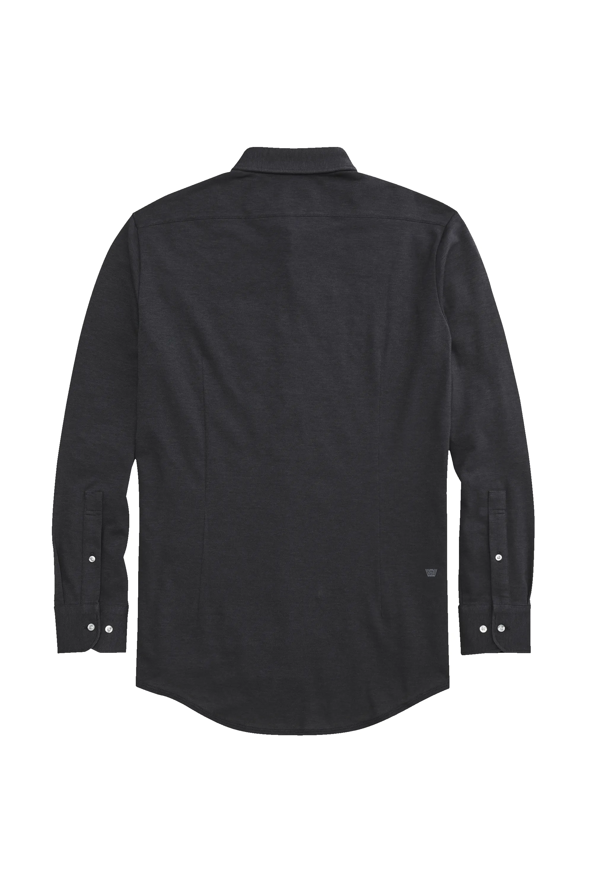 SILVER Pique Button Up True Black sold by Mack Weldon product image thumbnail 2