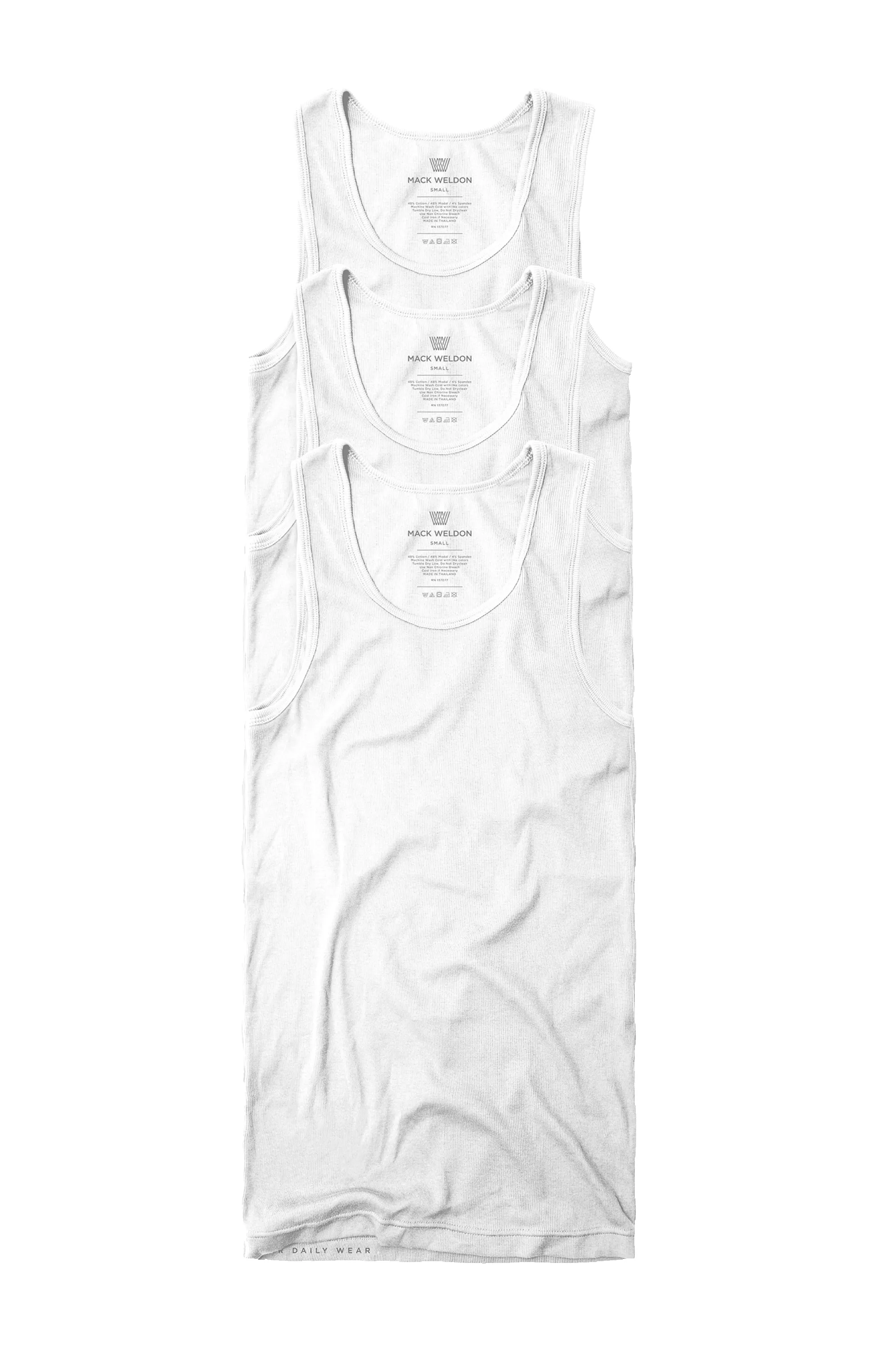 3-Pack 18-Hour Rib Tank sold by Mack Weldon