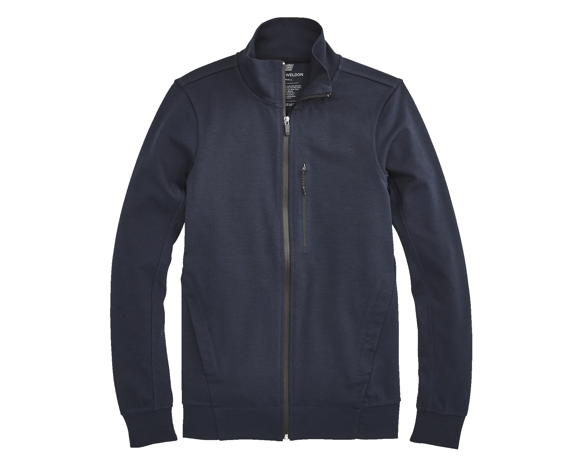 Atlas Full-Zip Jacket Total Eclipse Blue sold by Mack Weldon