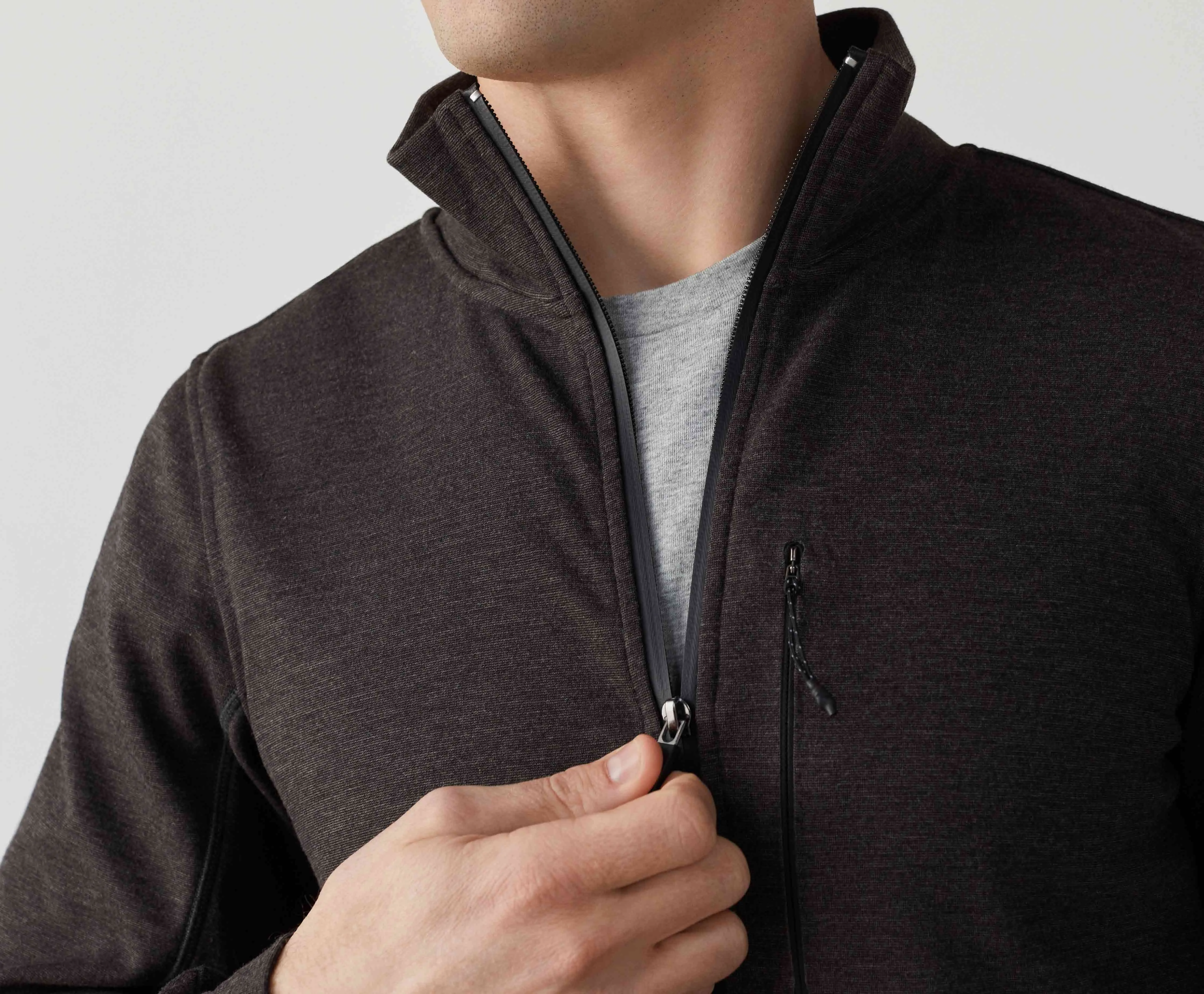 Atlas Full-Zip Jacket Total Eclipse Blue sold by Mack Weldon product image thumbnail 5