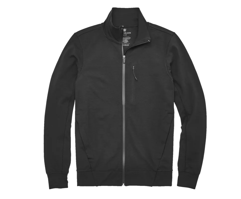 Atlas Full-Zip Jacket True Black sold by Mack Weldon