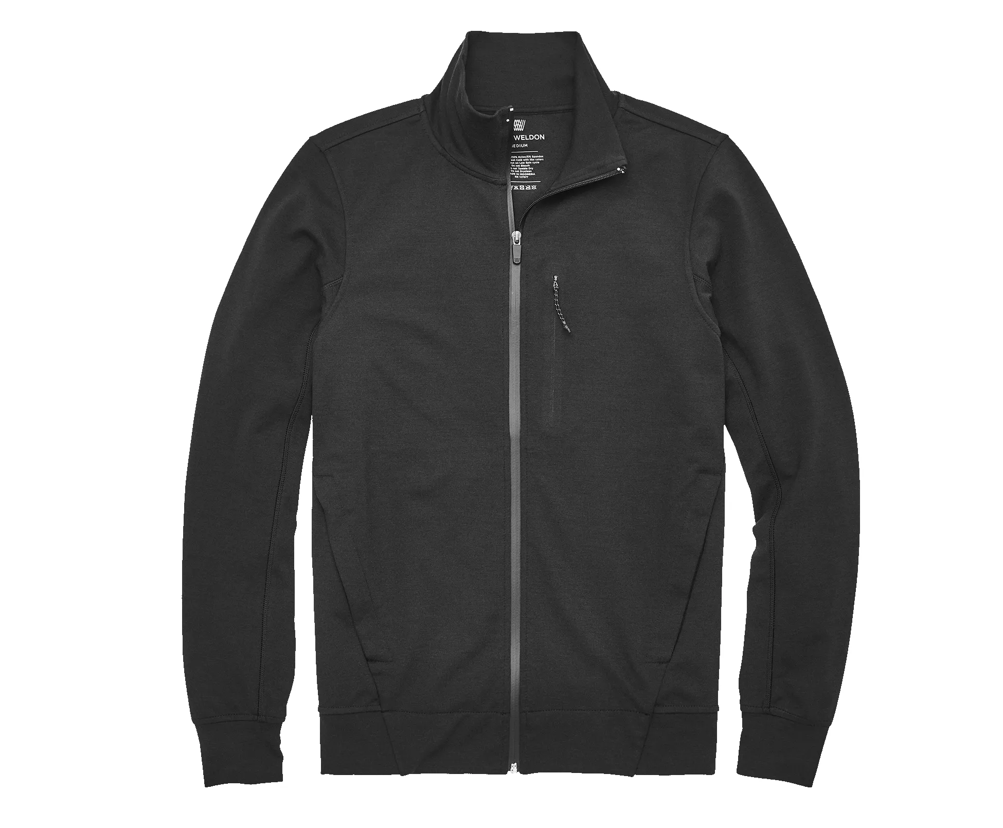Atlas Full-Zip Jacket True Black sold by Mack Weldon