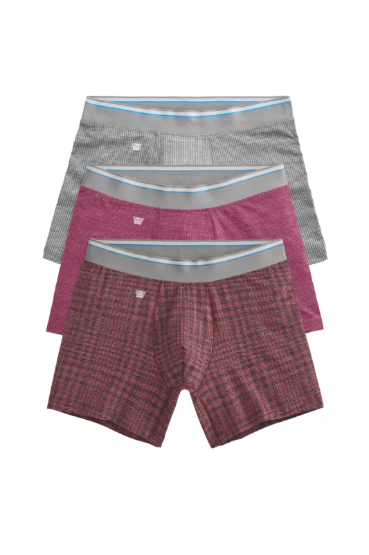 3-Pack AIRKNITˣ Boxer Briefs Mulled Wine sold by Mack Weldon