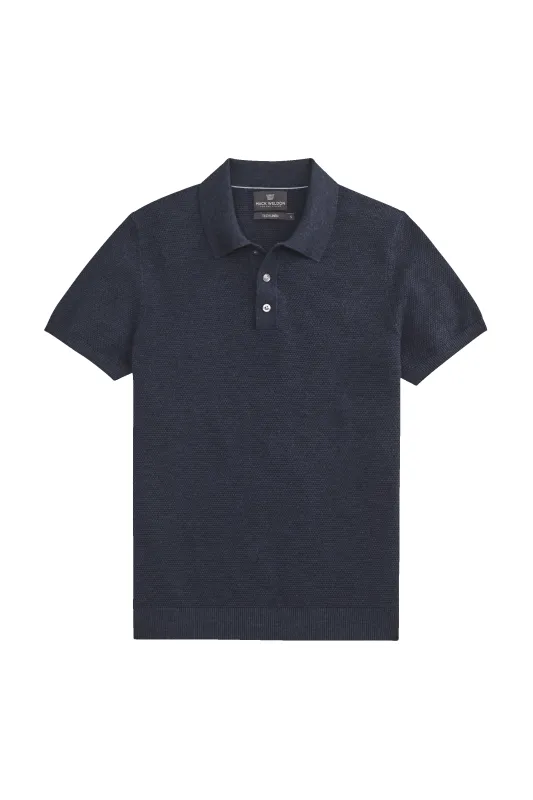 Tech Linen Sweater Polo made by Mack Weldon