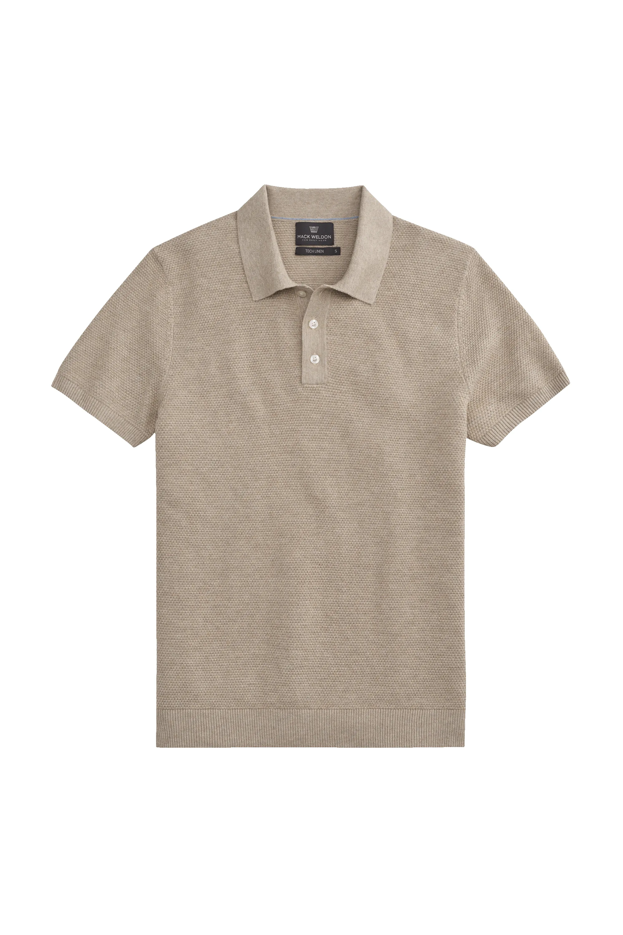 Tech Linen Sweater Polo sold by Mack Weldon product image thumbnail 2