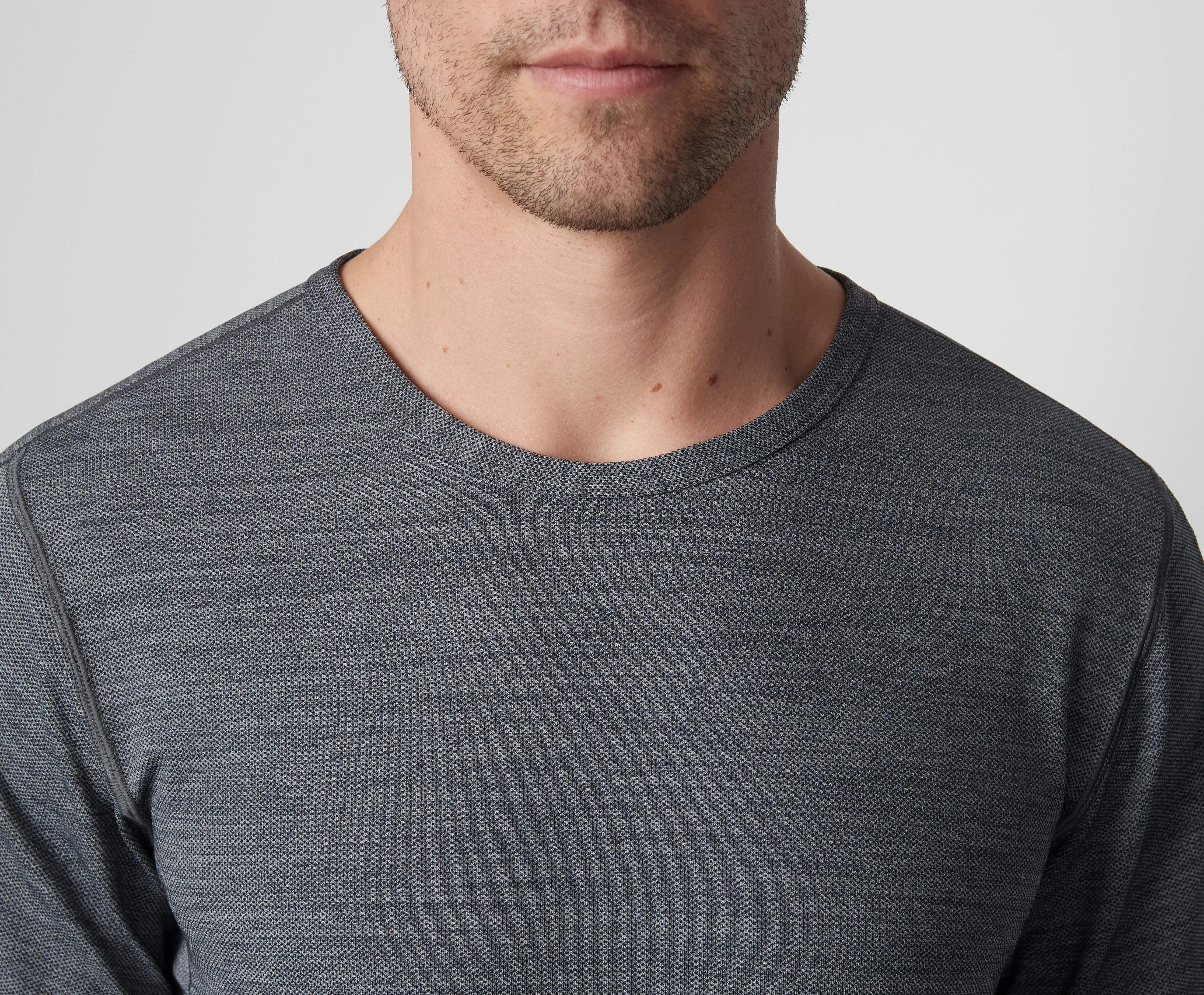 AIRKNITˣ HD Long Sleeve T-Shirt sold by Mack Weldon product image thumbnail 4