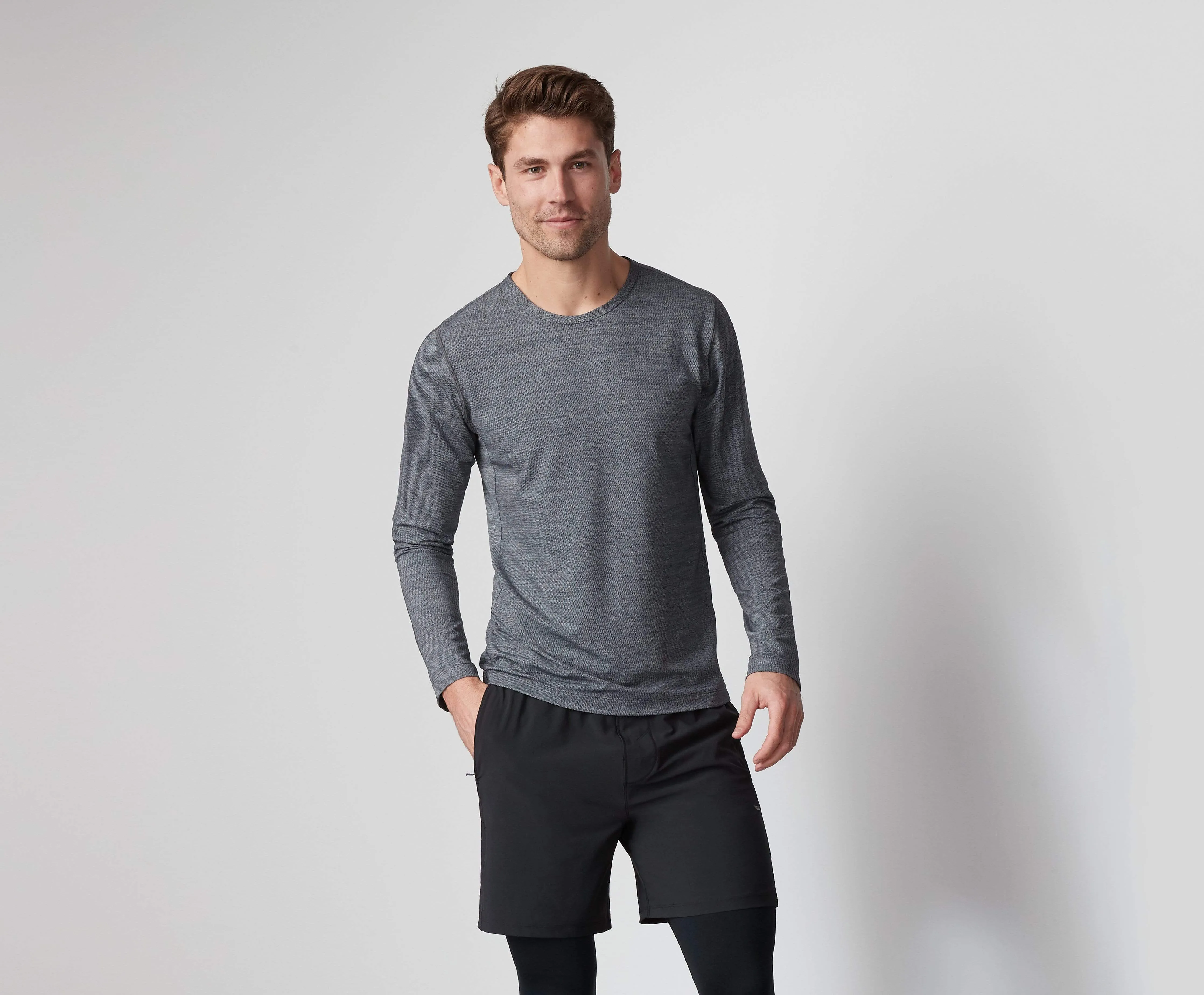 AIRKNITˣ HD Long Sleeve T-Shirt sold by Mack Weldon product image thumbnail 2
