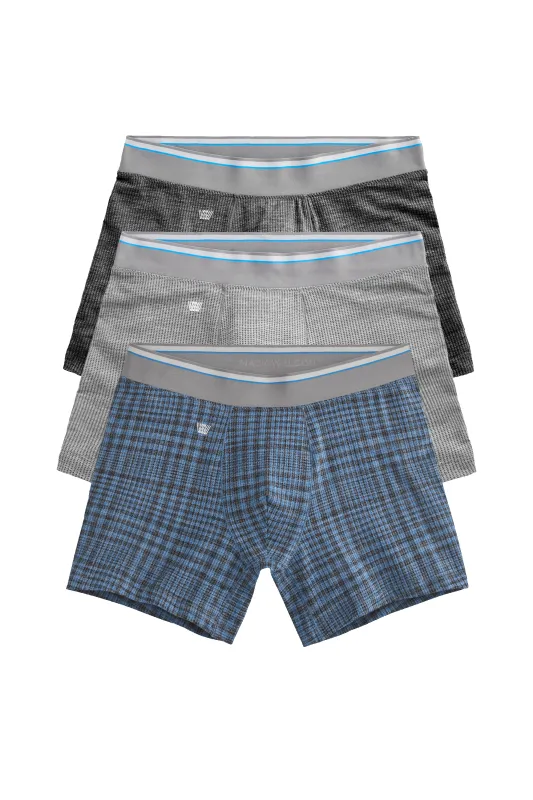 3-Pack AIRKNITˣ Boxer Briefs Checkmate sold by Mack Weldon