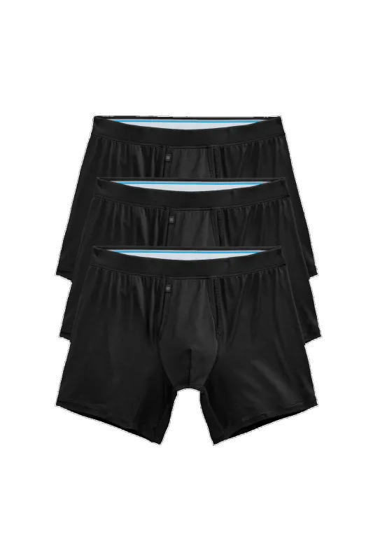 3-Pack SILVER HD Boxer Brief True Black sold by Mack Weldon