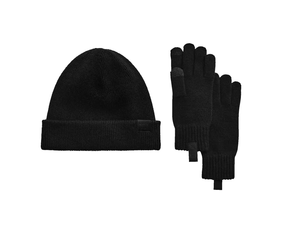 Tech Cashmere Accessories Set True Black sold by Mack Weldon