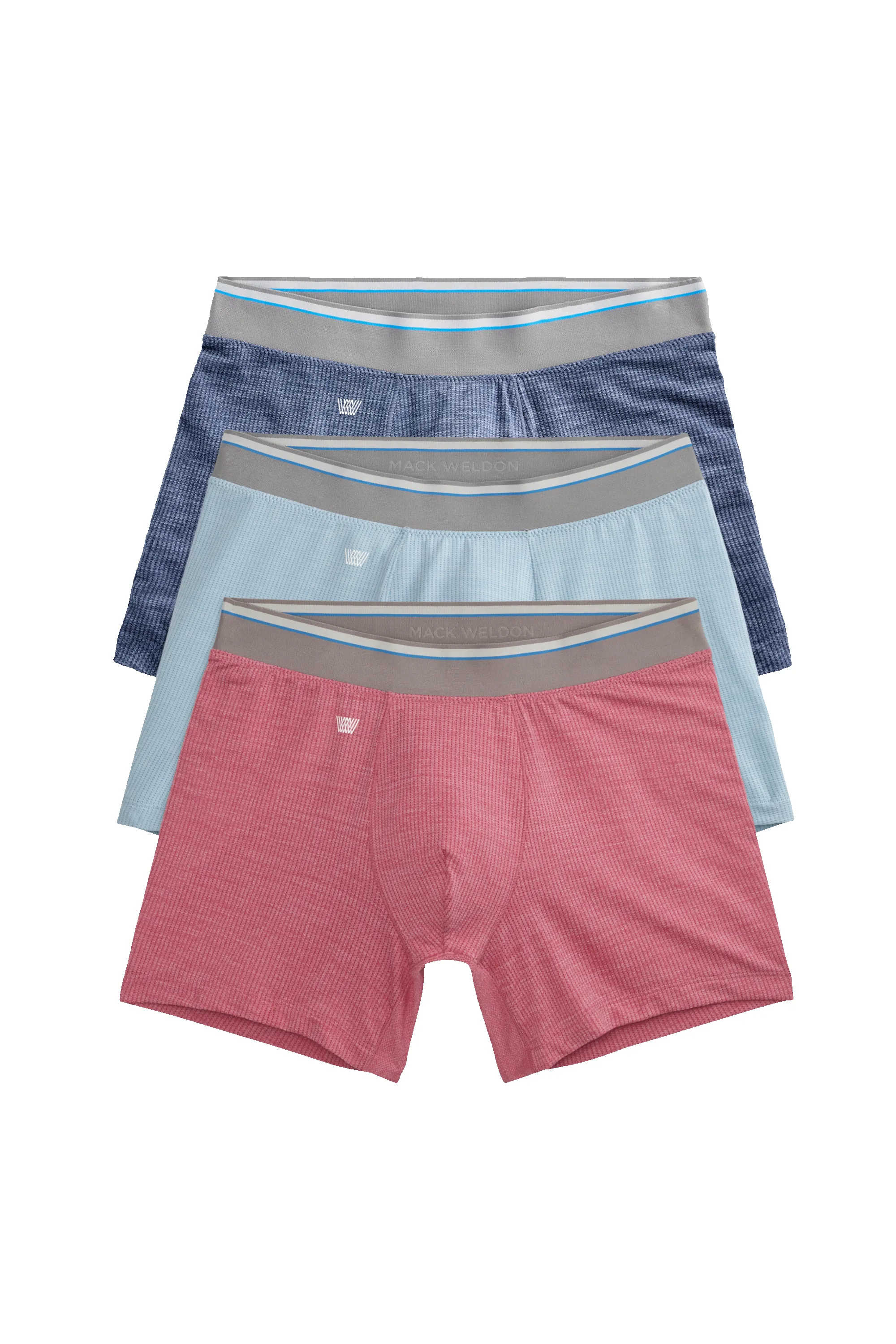 3-Pack AIRKNITˣ Boxer Briefs Happy Heathers sold by Mack Weldon