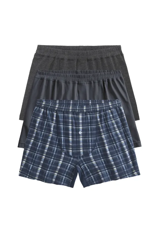 3-Pack 18-Hour Jersey Knit Boxers Madras and More sold by Mack Weldon