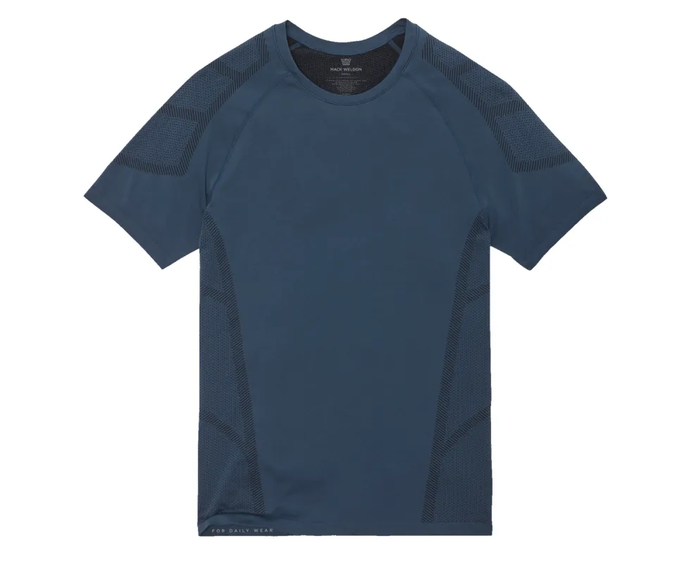 Stealth Crew Neck T-Shirt True Navy sold by Mack Weldon