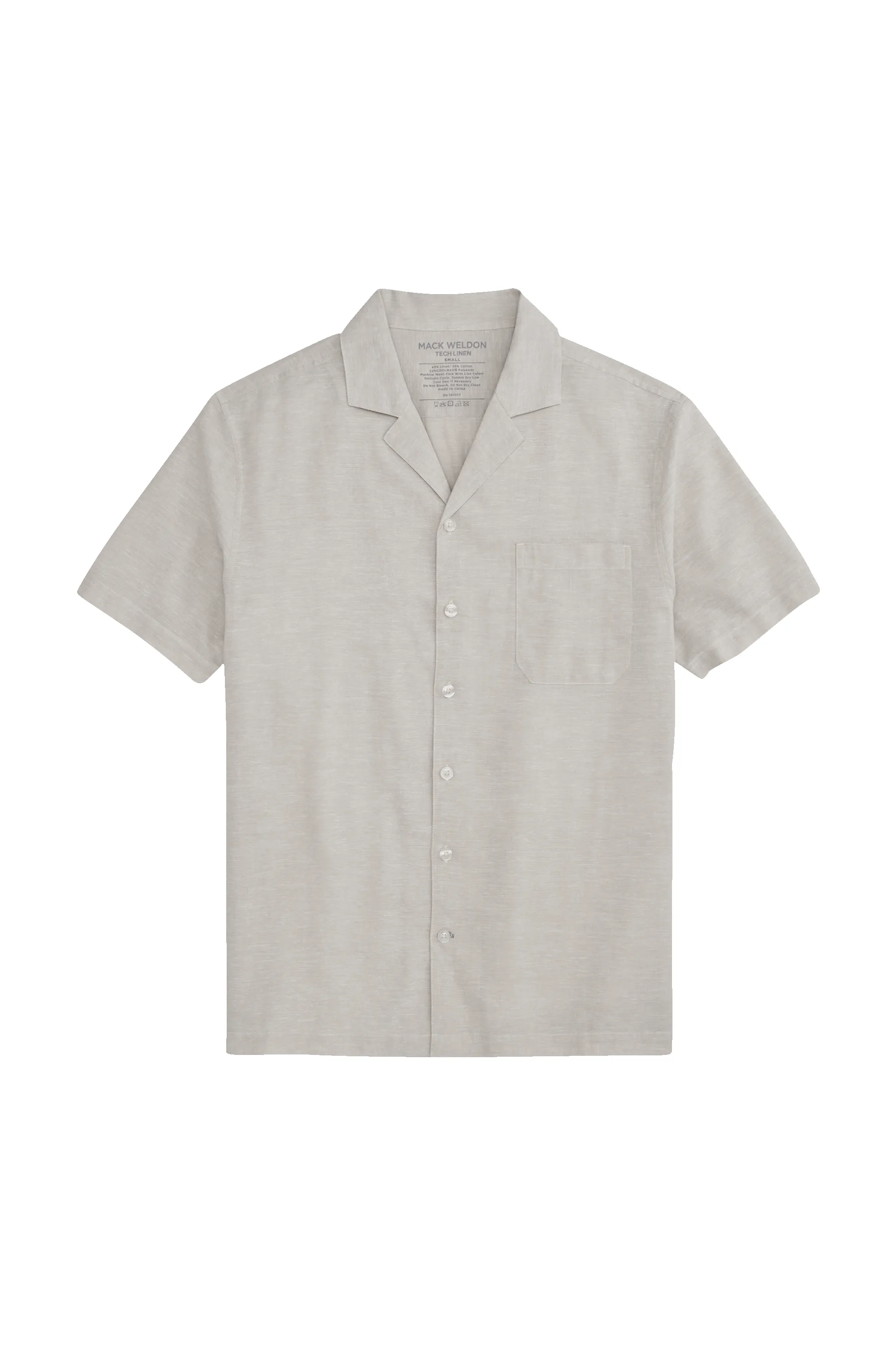 Tech Linen Camp Shirt sold by Mack Weldon