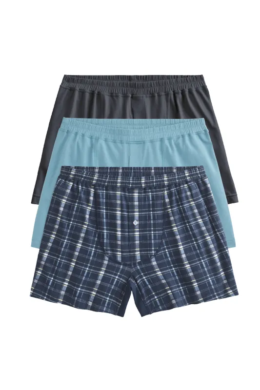 3-Pack 18-Hour Jersey Knit Boxers Blues Traveler sold by Mack Weldon