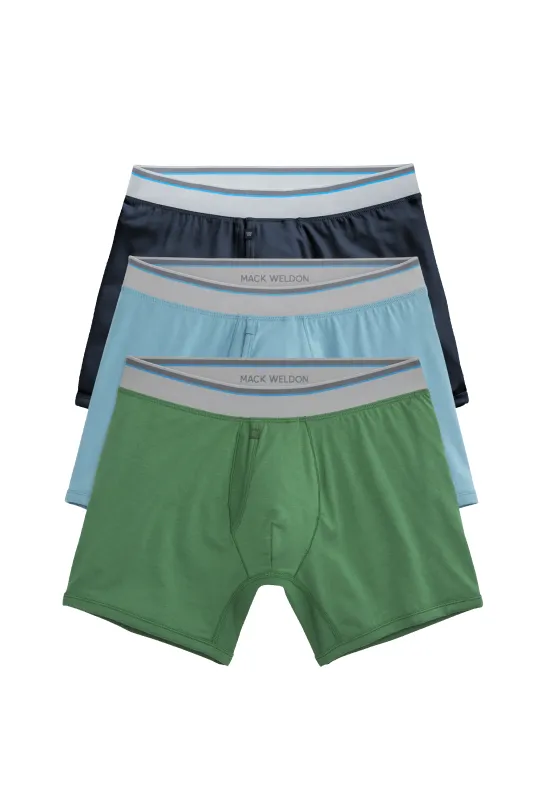 3-Pack 18-Hour Jersey Boxer Briefs Summer Oasis sold by Mack Weldon