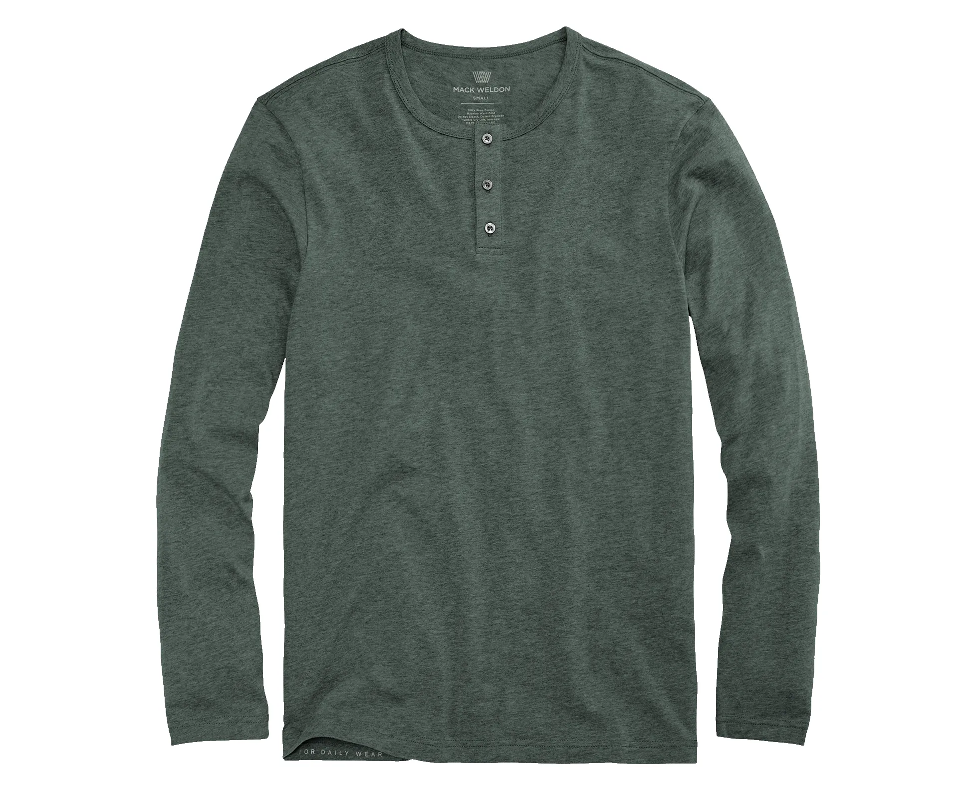 Pima Long Sleeve Henley sold by Mack Weldon product image thumbnail 2