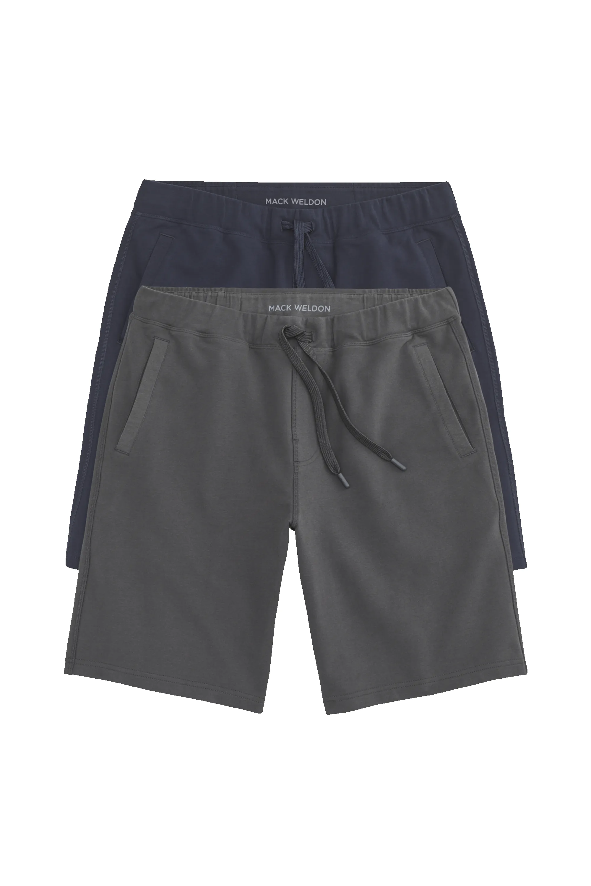 2-Pack ACE Sweatshorts 9" Asphalt / Total Eclipse sold by Mack Weldon