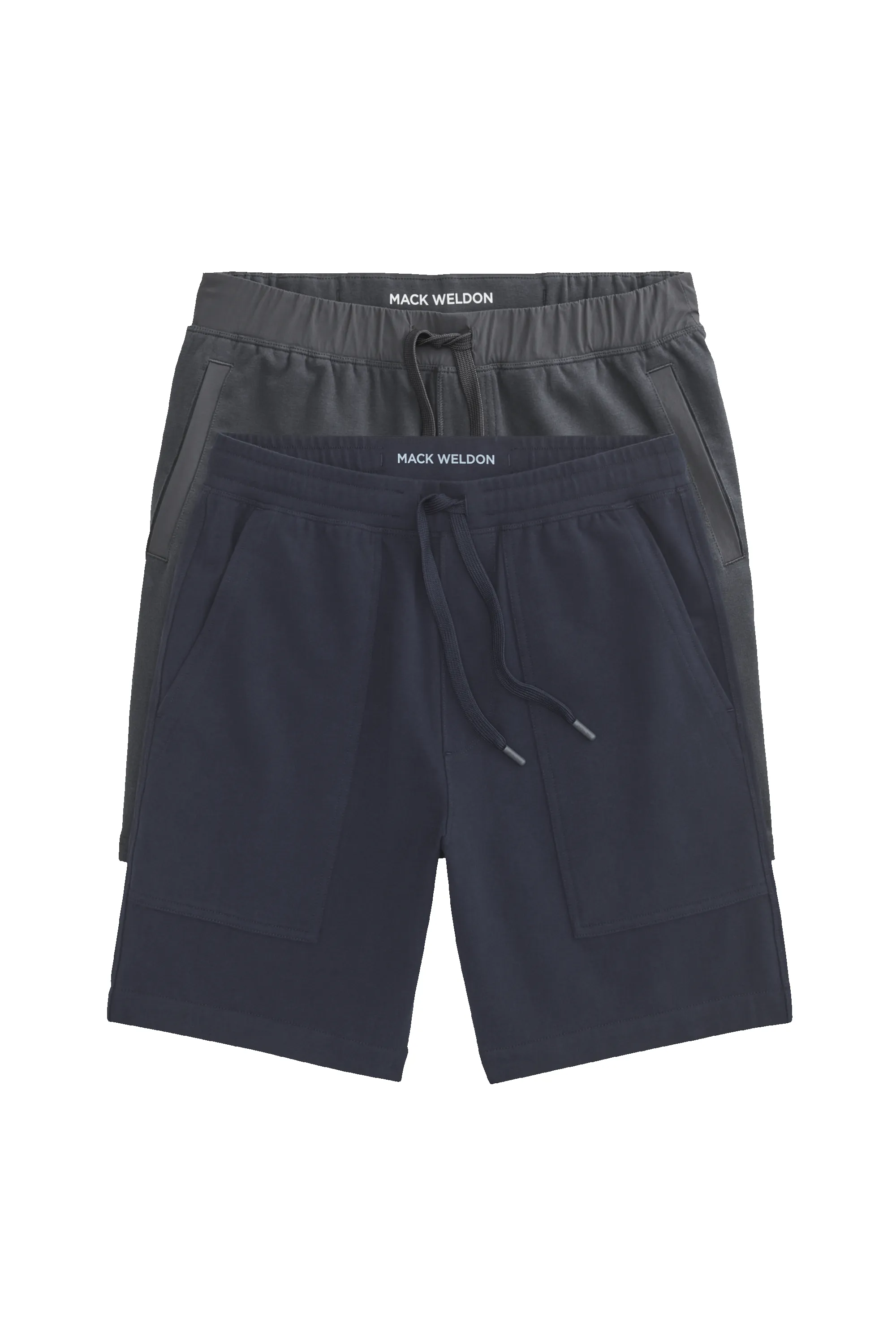 2-Pack ACE Carpenter Sweatshort and Sweatshort 7" Total Eclipse / Asphalt sold by Mack Weldon