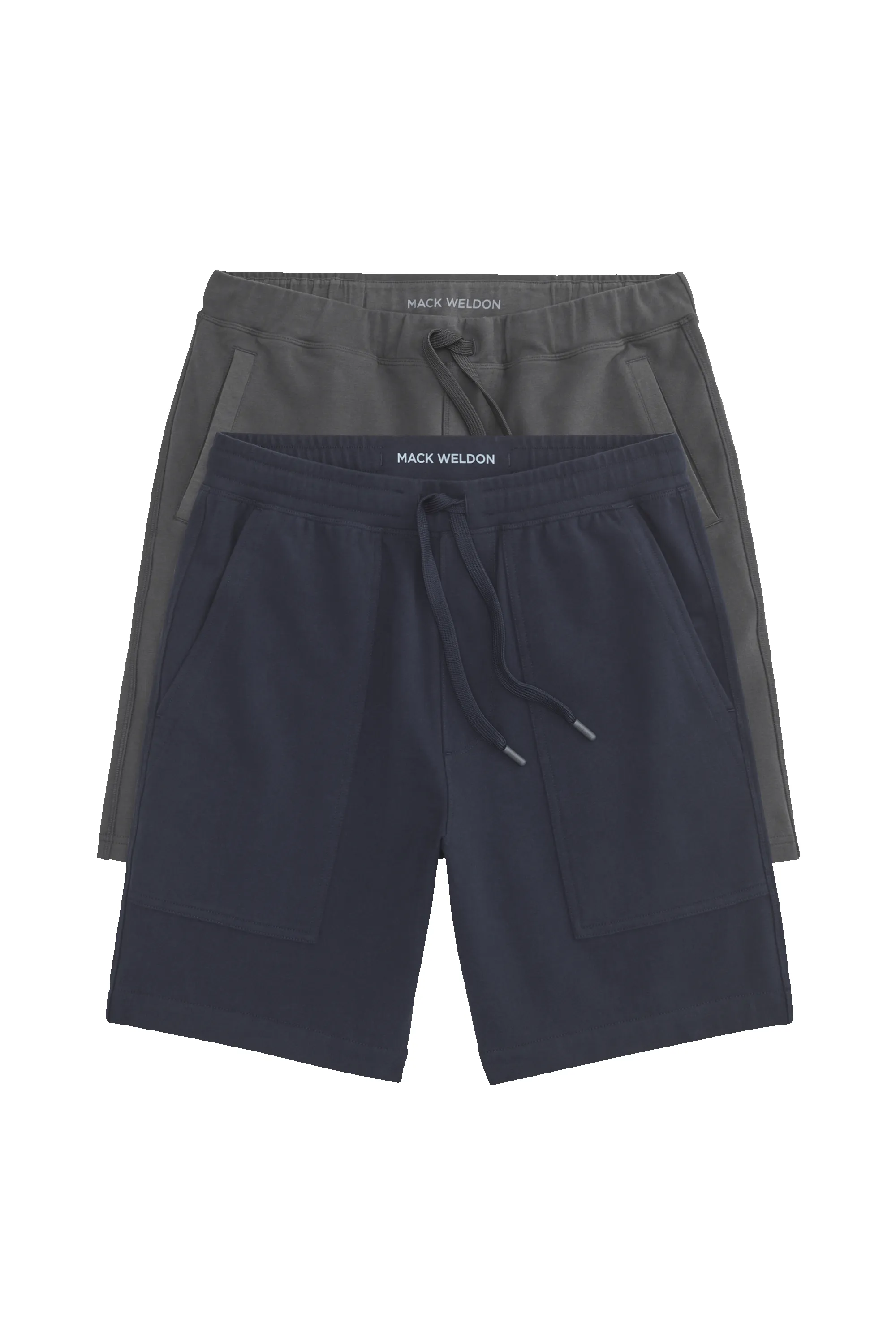 2-Pack ACE Carpenter Sweatshort and Sweatshort 9" Total Eclipse / Asphalt sold by Mack Weldon