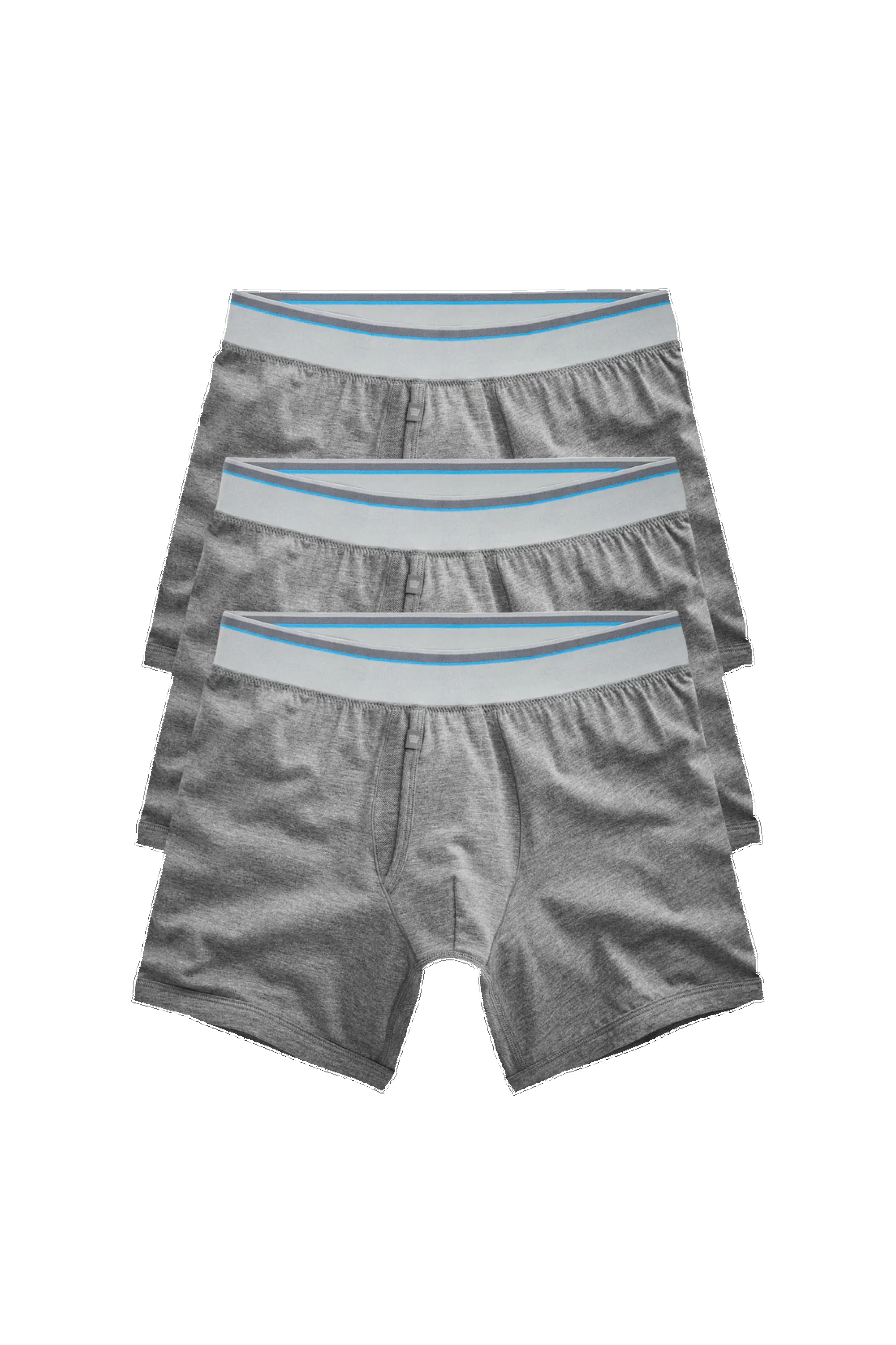 3-Pack 18-Hour Jersey Boxer Briefs Grey Heather sold by Mack Weldon