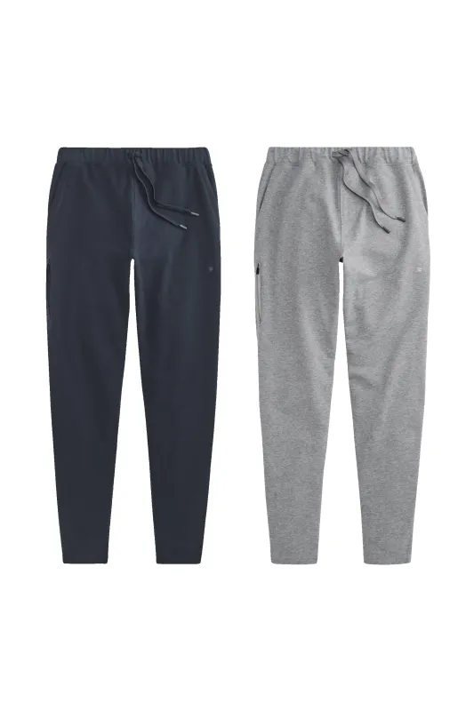 2-Pack ACE Sweatpant Total Eclipse / Grey Heather sold by Mack Weldon
