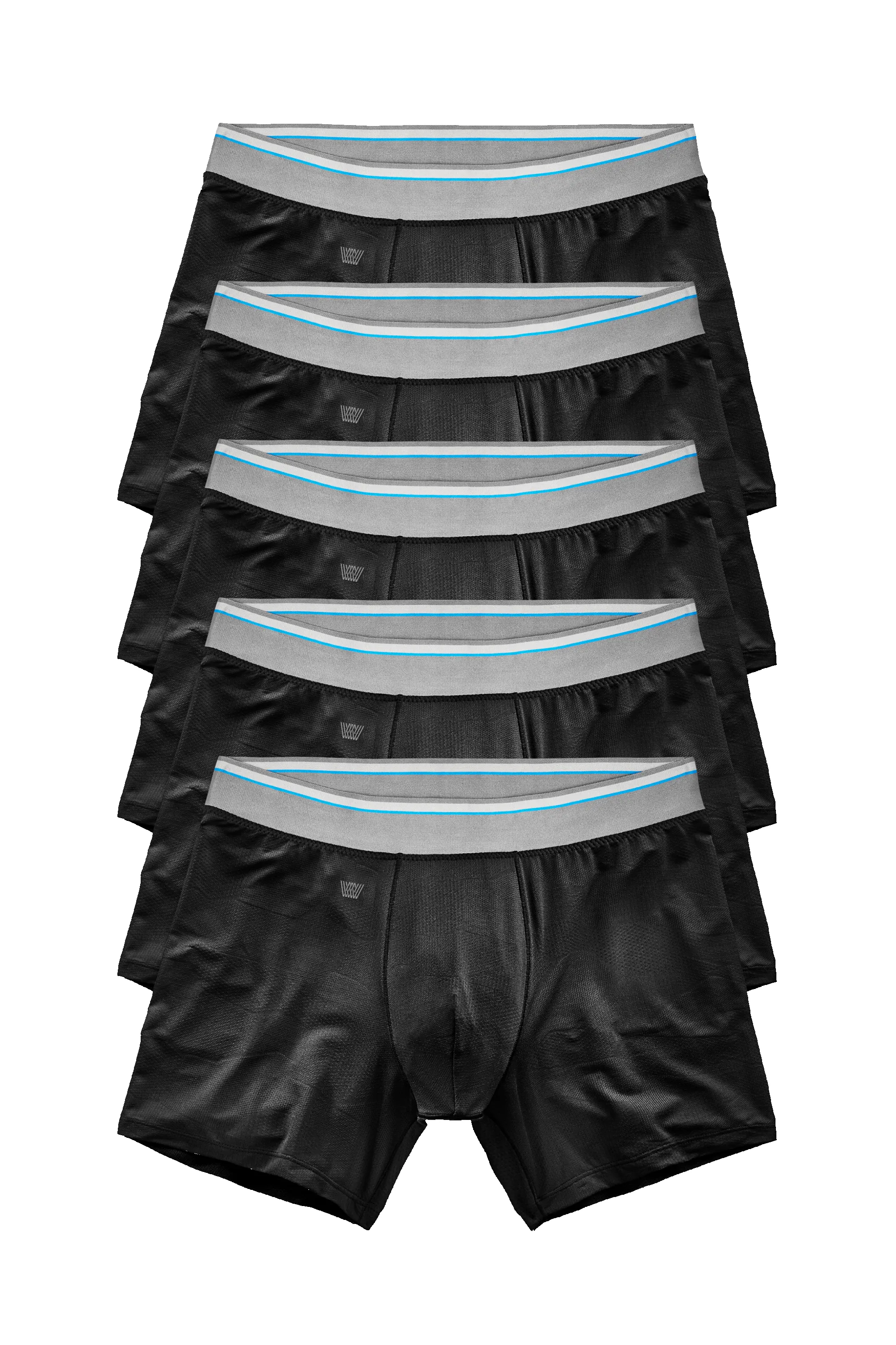 5-Pack AIRKNITˣ Boxer Briefs True Black sold by Mack Weldon