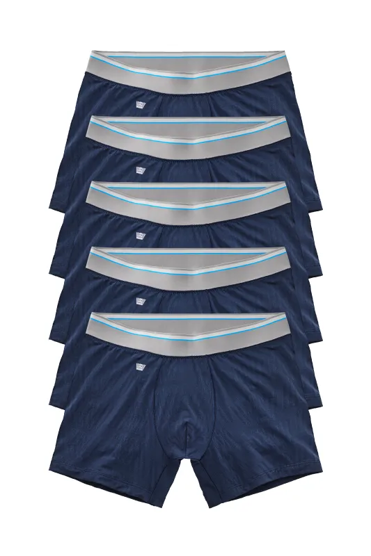 5-Pack AIRKNITˣ Boxer Briefs True Navy sold by Mack Weldon