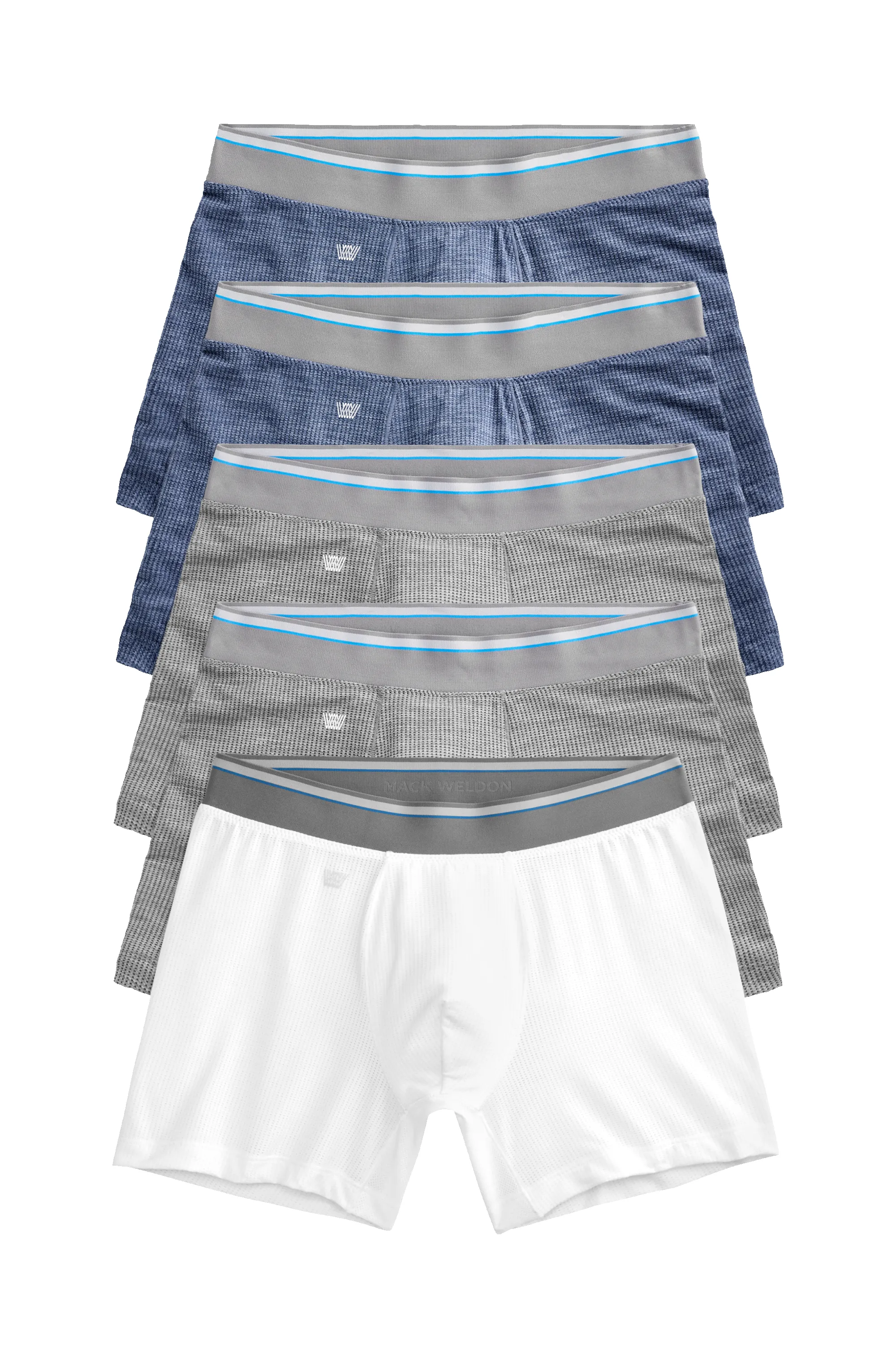 5-Pack AIRKNITˣ Boxer Briefs Weekday Classics sold by Mack Weldon