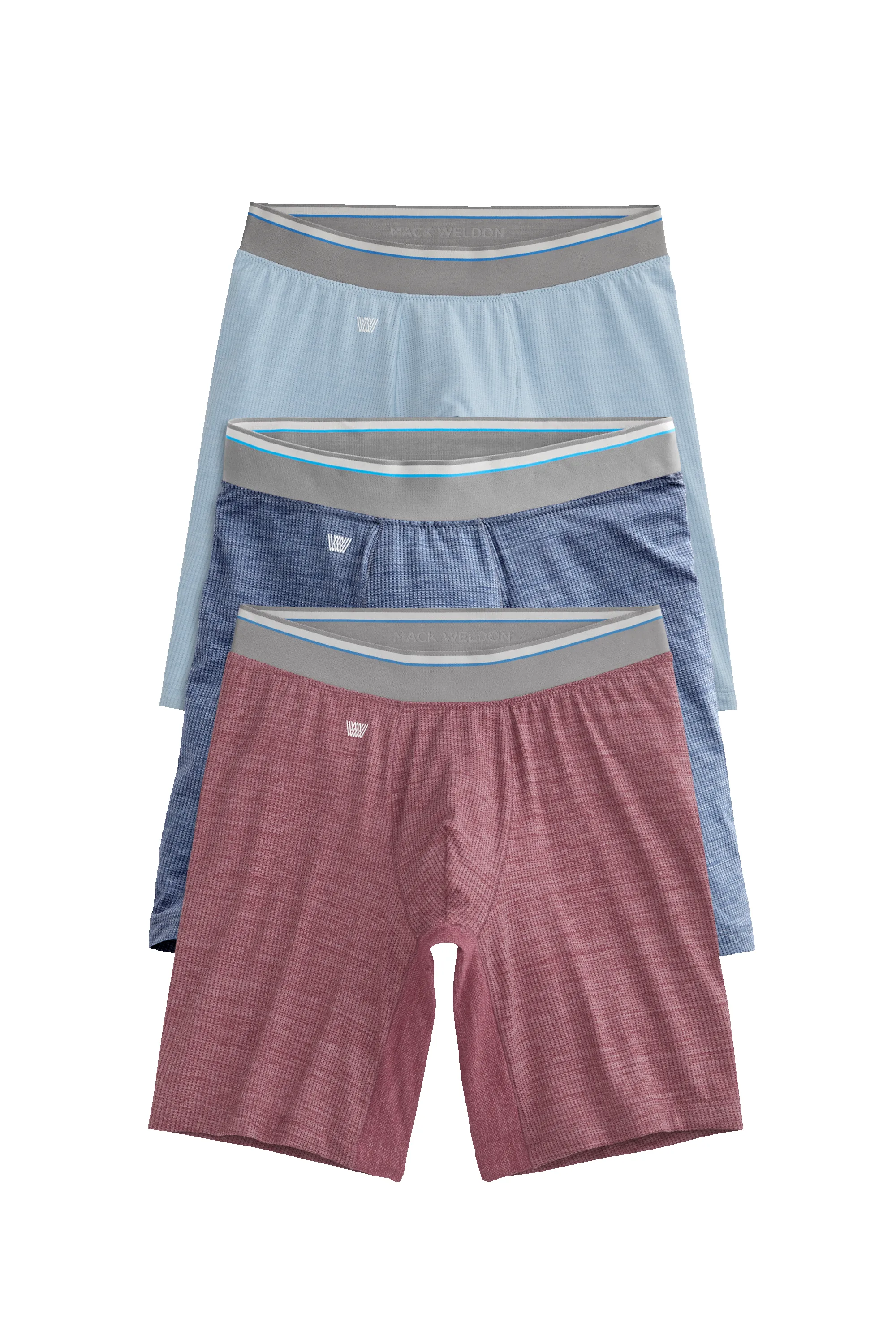 3-Pack AIRKNITˣ 8" Boxer Brief Fall Heathers sold by Mack Weldon