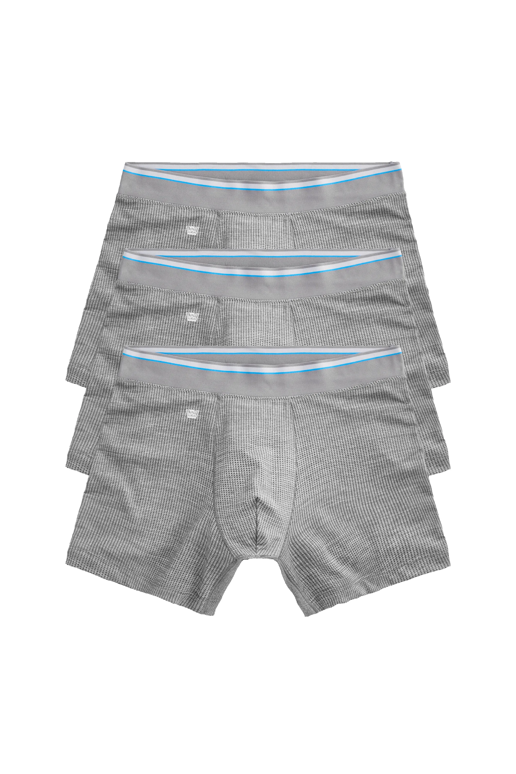 3-Pack AIRKNITˣ Boxer Briefs Grey Heather sold by Mack Weldon