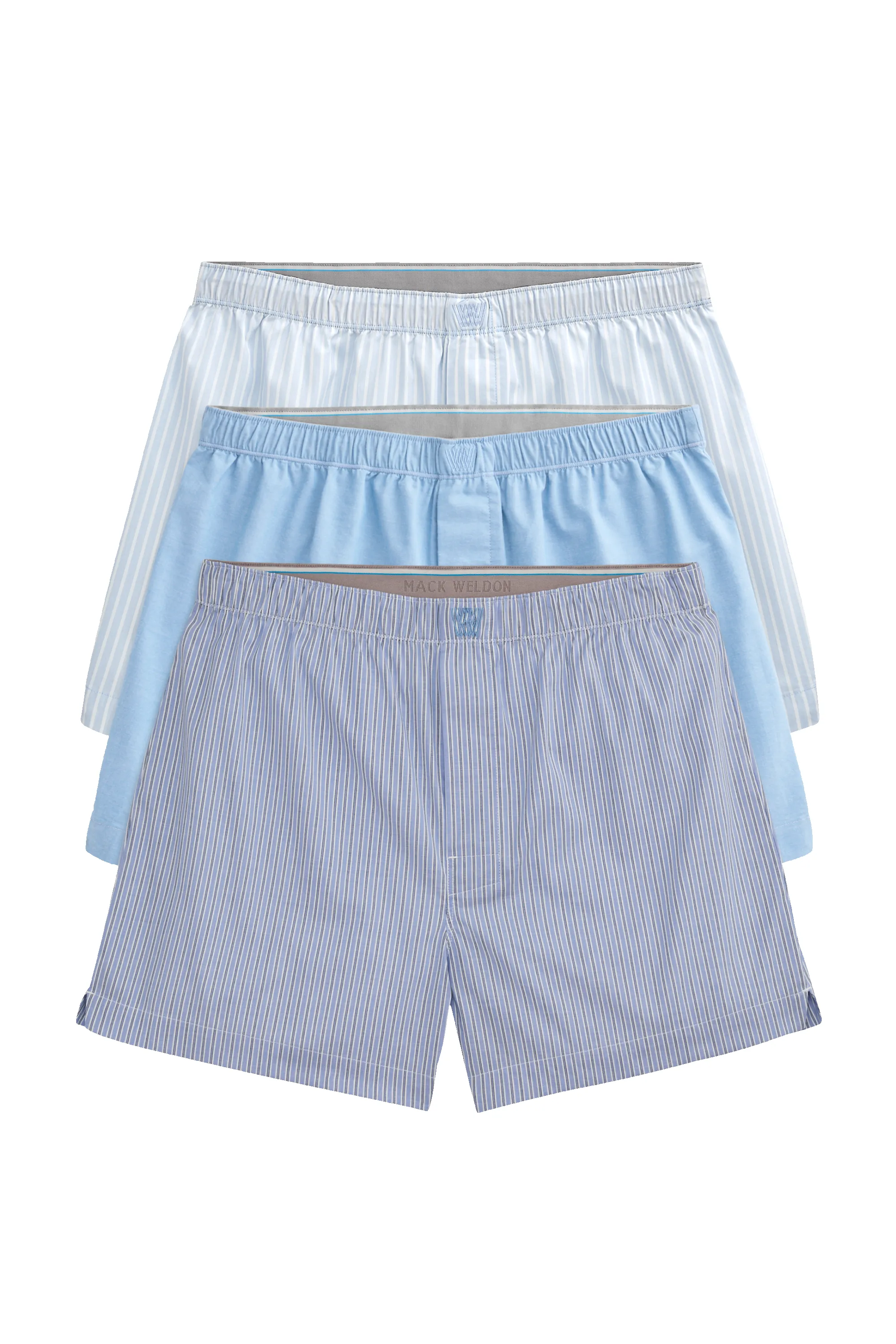 3-Pack 24/7 Woven Boxers Wall Street sold by Mack Weldon