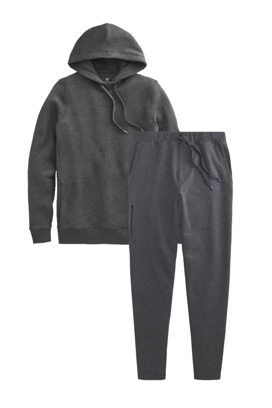 ACE Hoodie Sweat Set Charcoal Heather sold by Mack Weldon