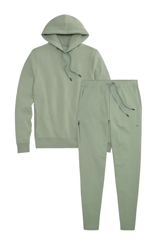 ACE Hoodie Sweat Set Burnt Sage sold by Mack Weldon