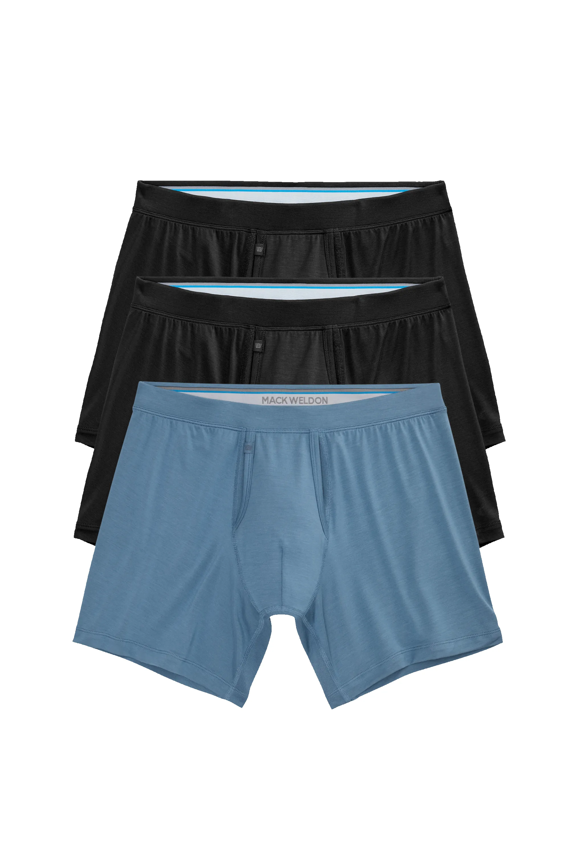 3-Pack SILVER HD Boxer Briefs Winter Drive sold by Mack Weldon