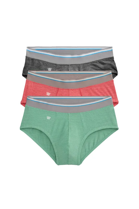 3-Pack AIRKNITˣ Briefs Holiday Heathers sold by Mack Weldon