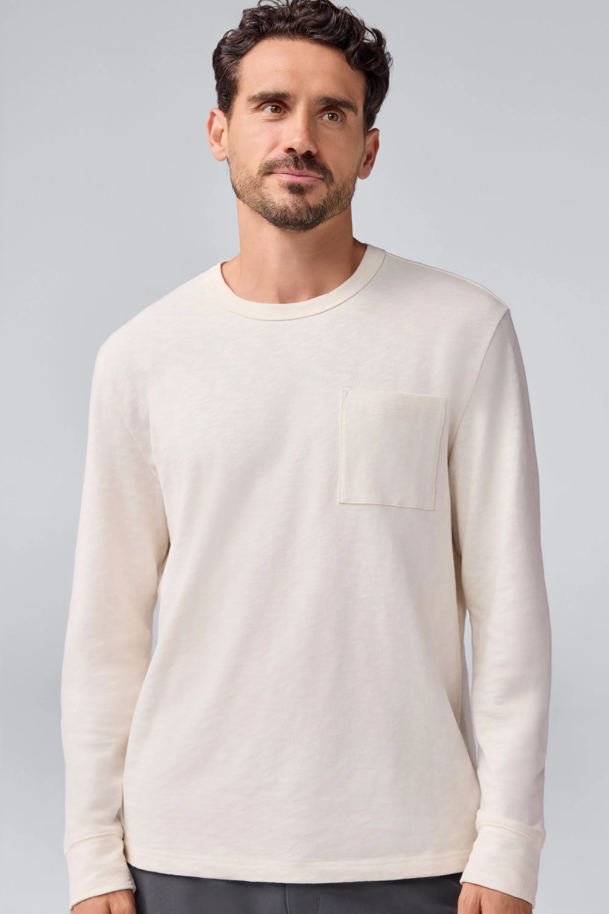 Heavyweight Long Sleeve T-Shirt sold by Mack Weldon product image thumbnail 4
