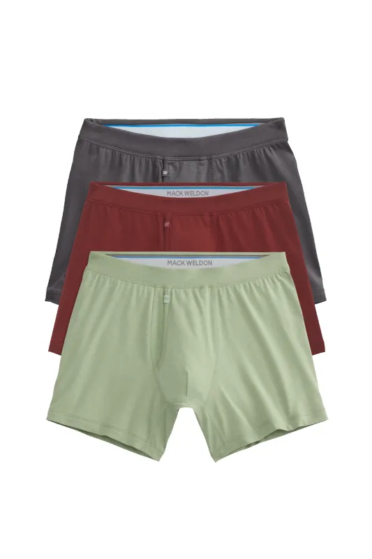 3-Pack SILVER Boxer Briefs Dinner Party sold by Mack Weldon