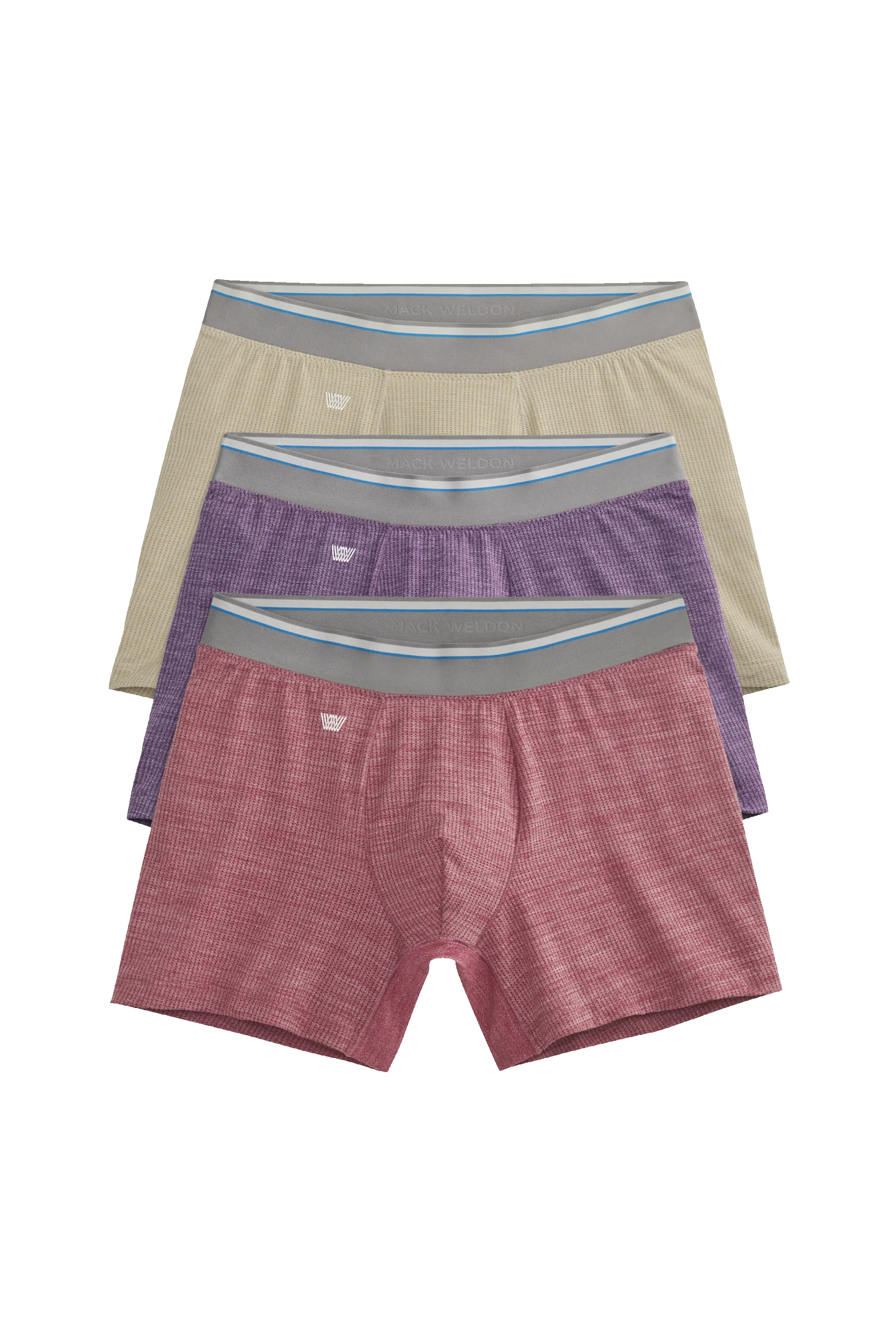 3-Pack AIRKNITˣ Boxer Briefs Port & Pudding sold by Mack Weldon