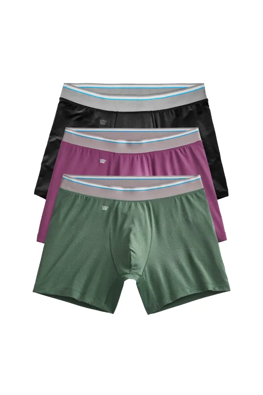 3-Pack AIRKNITˣ Boxer Briefs Holly Jolly sold by Mack Weldon
