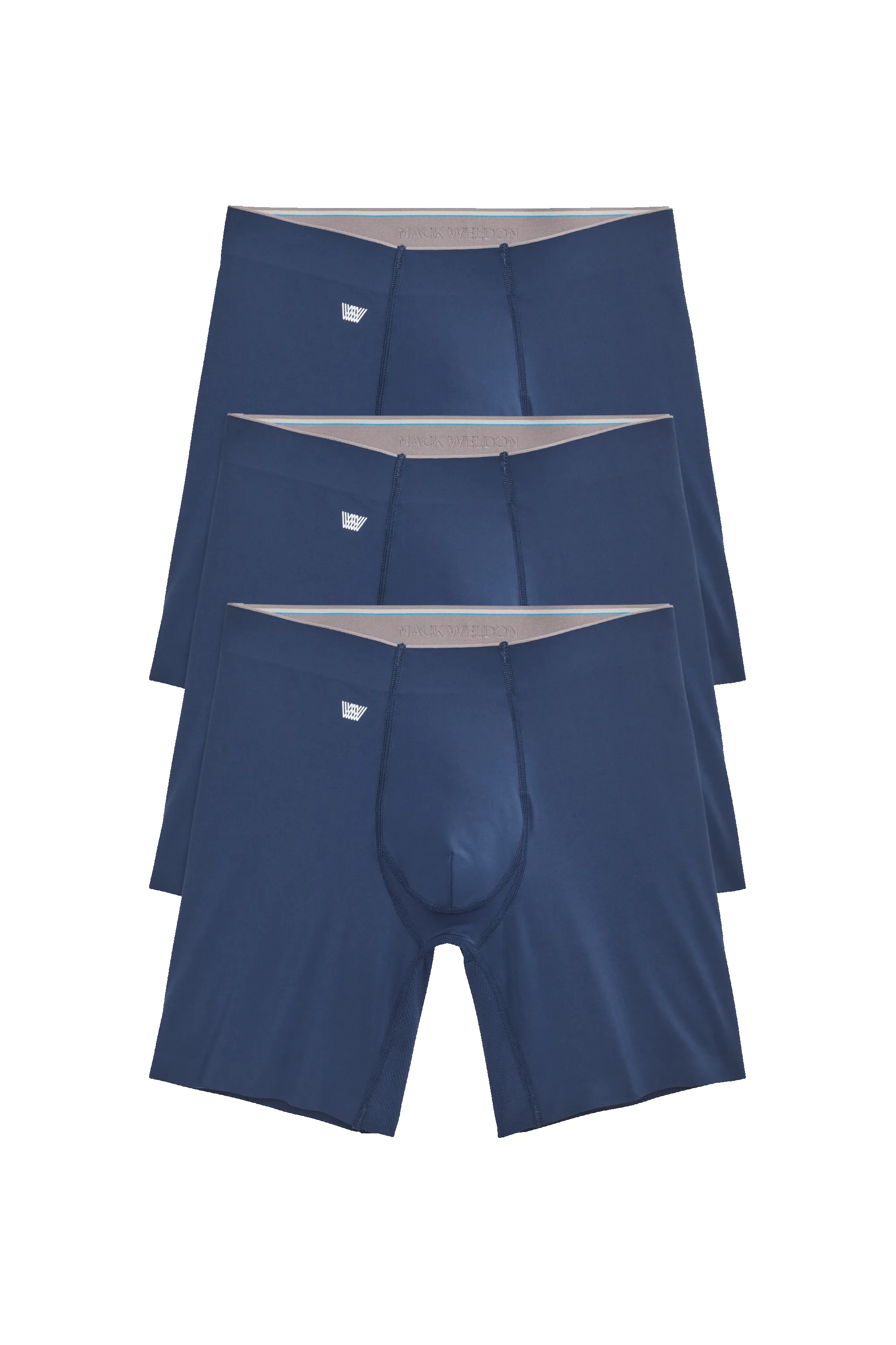 3-Pack Stealth Pro Boxer Briefs True Navy sold by Mack Weldon