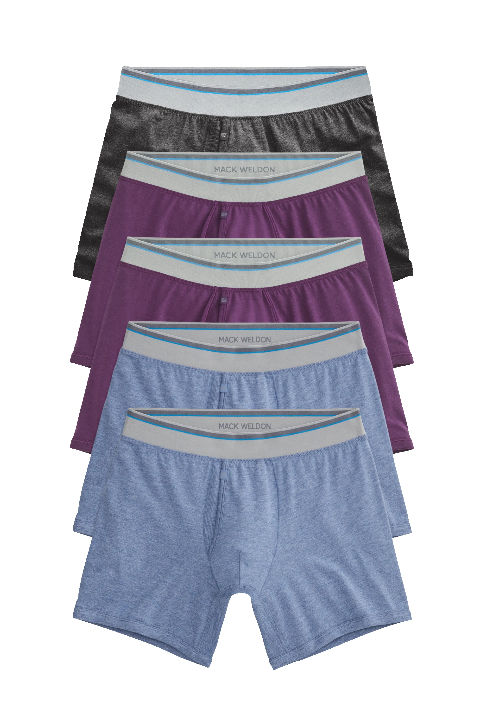 5-Pack 18-Hour Jersey Boxer Briefs Season's Greetings sold by Mack Weldon