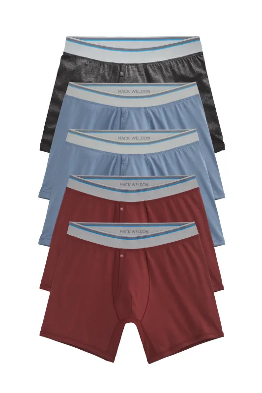 5-Pack 18-Hour Jersey Boxer Briefs Party of Five sold by Mack Weldon