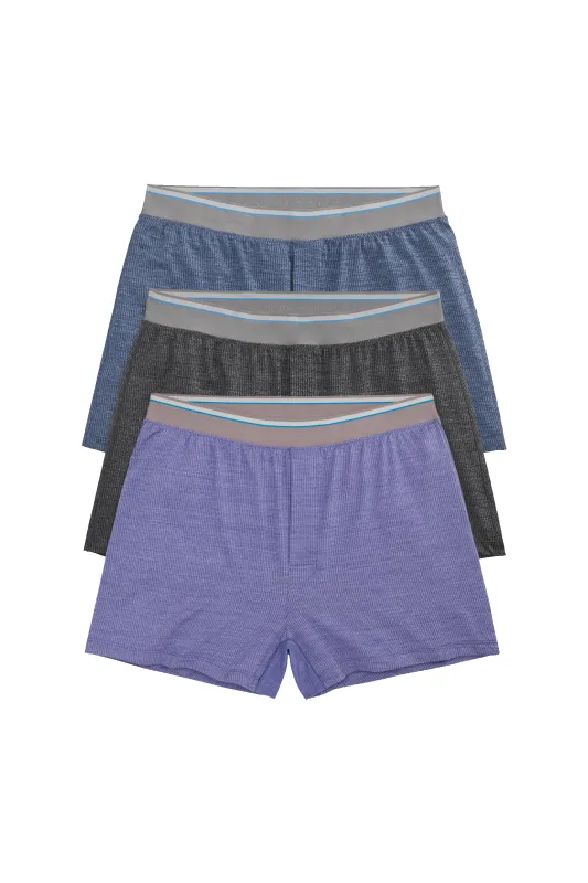 3-Pack AIRKNITˣ Knit Boxer Under The Sea sold by Mack Weldon