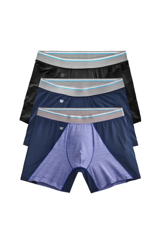 3-Pack AIRKNITˣ Boxer Briefs Ocean Floor sold by Mack Weldon